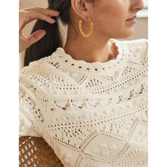 ✨BODEN Claudia Textured Knitted Sz 8R Dress✨ - Picture 4 of 11